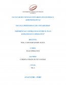 Diferencias y semejanzas del plan operativo y plan estratégico