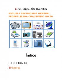 COMUNICACION TECNICA. CREACION DE CONTENIDOS. Página 1