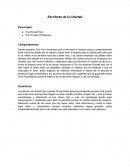 Escritores de la Libertad. Comportamiento