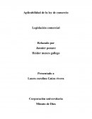 Aplicabilidad de la ley del comercio Legislación comercial