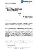 INFORME TECNICO TRABAJOS DE OPTIMIZACION RED DE ACUEDUCTO FINCA MORE