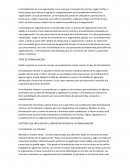 Formalizaciones de una organización La formalizacion de una organización no es mas que el conjunto de normas