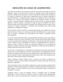 Cadena de suministros DIRECCIÓN DA CADEA DE SUMINISTROS