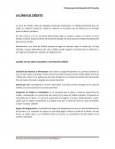 LA LÍNEA DE CRÉDITO o línea de sobregiro