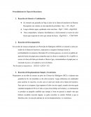 Procedimiento de Tipos de Reacciones