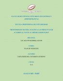 PLAN DE NEGOCIOS “RESPONDER DE MANERA ANALÍTICA LAS PREGUNTAS DE ACUERDO AL TEXTO ACADÉMICO DESIGNADO”