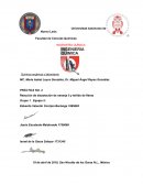 Reacción de diazotación de naranja ii y teñido de fibras