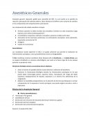 Anestesia general farmacologia Anestésicos Generales