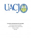 Corrientes contemporáneas de la psicología