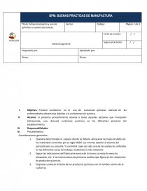 El uso de sustancias químicas. Página 1