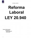 Reforma Laboral LEY 20.940