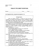 ENSAYO TIPO SIMCE® ESCRITURA