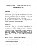 Responsabilidad social y sustentabilidad