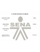 EL SISTEMA FINANCIERO COLOMBIANO TRABAJO