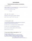 Ejercicios Resueltos Reducción de términos semejantes y uso de paréntesis