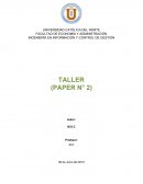 INGENIERÍA EN INFORMACIÓN Y CONTROL DE GESTIÓN