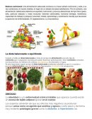 Balance nutricional La dieta balanceada o equilibrada