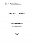 DIRECTIVAS CONTABLES