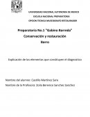 Conservación y restauración Barro