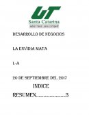 La envidia mata DESARROLLO DE NEGOCIOS