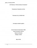 Perfil de clientes y proveedores