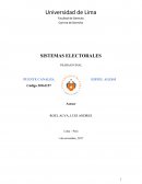 Sistemas electorales en el Perú