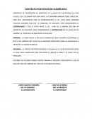 CONTRATO DE PRESTACIÓN DE SERVICIOS DE LLENADO DE PLATAFORMA EN PISO PULIDO, QUE CELEBRAN POR UNA PARTE LA COMPAÑÍA MINERA COBRE LINDO SAC. CON RUC. 20547620543 CON SU REPRESENTANTE EL SR. JUAN ADAN ARNALDO VALDIVIA VIZCARRA CON DNI. Nº 29663458, EN A