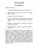 Informe de kinesiología Plan de tratamiento