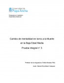Cambio de mentalidad en torno a la Muerte en la Baja Edad Media