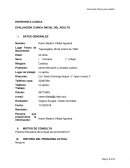 ENTREVISTA CLÍNICA EVALUACIÓN CLÍNICA INICIAL DEL ADULTO