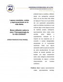 Lapsus mentales, orales y equivocaciones en la vida diaria.