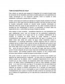 TOMA DE MUESTRAS DE AGUA