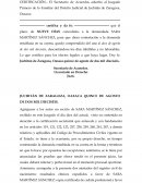 Demanda inicial en un juicio familiar y su contrademanda