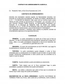 CONTRATO DE ARRENDAMIENTO AGRICOLA