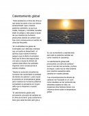 Calentamiento global ensayo