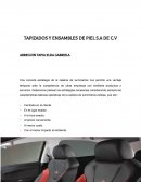 TAPIZADOS Y ENSAMBLES DE PIEL S.A DE C.V