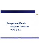 PROGRAMACION DE TARJETAS