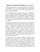 CONDICIONES Y DETERMINANTES DELAPRENDIZAJE. (SILVIA BLEICHMAN)