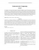 Laboratorio de Compostaje. INFORME COMPOST