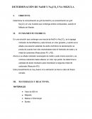 DETERMINACIÓN DE NaOH Y Na2CO3 UNA MEZCLA