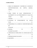 MANUAL DE ORGANIZACIÓN Y FUNCIONES DE LA DIVISIÓN DE ODONTOESTOMATOLOGIA DEL HOSPITAL NACIONAL LNS-PNP