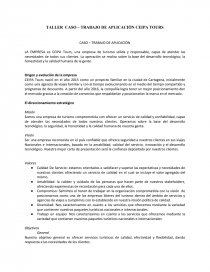 TALLER CASO CEIPA TOURS. Página 1