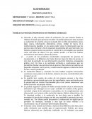 POSIBLES ACTIVIDADES PROPUESTAS EN TÉRMINOS GENERALES