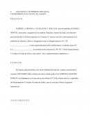Escrito Inical de Juicio Testamentario