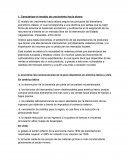 Caracterizar el modelo de crecimiento hacia afuera