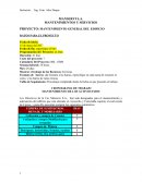 PLANTEAMIENTO PARA UN PROJECTO EN PROJECT