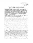 Ágora: La caída del imperio romano