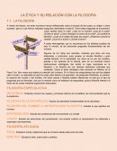 LA ÉTICA Y SU RELACIÓN CON LA FILOSOFÍA