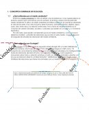 CONCEPTOS GENERALES DE ECOLOGÍA