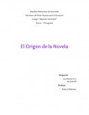 El Origen de la Novela